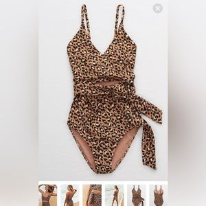 Aerie Wrap One Piece Swimsuit
